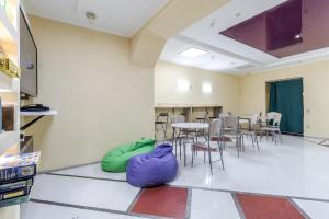 Posezení v ubytování hi Hostel