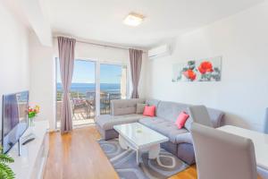 Posezení v ubytování Apartments Dora