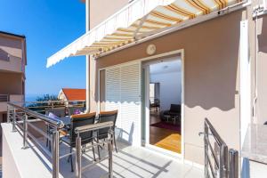 Balkón nebo terasa v ubytování Apartments Dora