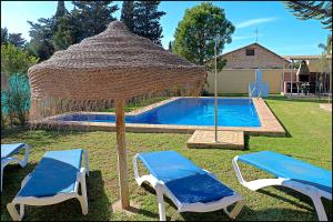 Bazén v ubytování Casa Roche Viejo nebo v jeho okolí + 28 fotografií