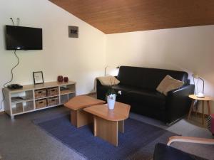 TV a/nebo společenská místnost v ubytování Apartments Carmena
