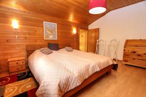 Postel nebo postele na pokoji v ubytování Appartement Le Roc