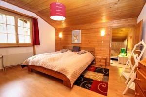 Postel nebo postele na pokoji v ubytování Appartement Le Roc