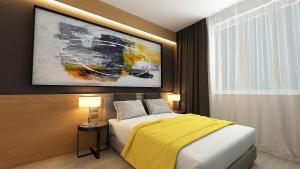 Postel nebo postele na pokoji v ubytování Maccani Black Luxury Suites