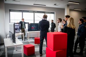 TV a/nebo společenská místnost v ubytování Waw Hotel Airport Okęcie