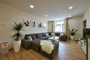 A seating area at Le Monde Apartment Bratislava - amazing 5BDR in downtown