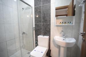 Koupelna v ubytování BEKSİTİ HOTEL