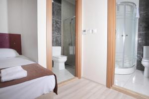 Koupelna v ubytování BEKSİTİ HOTEL