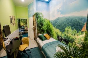 Nespecifikovaný výhled na hory nebo výhled na hory při pohledu z hotelu