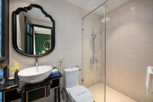 Vannituba majutusasutuses Grande Collection Hotel & Spa