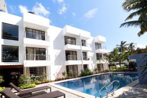Bazén v ubytování Miranda Beach Resort Baga nebo v jeho okolí