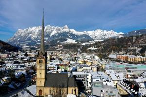 Widok na góry z tego hotelu