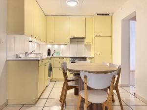 Kuchyň nebo kuchyňský kout v ubytování Apartment Sion Center