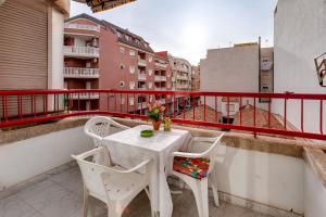 A balcony or terrace at Apartment Studio Playa del Cura