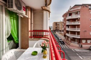A balcony or terrace at Apartment Studio Playa del Cura