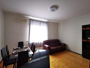 Posezení v ubytování Serdika station, bright and cozy apartment