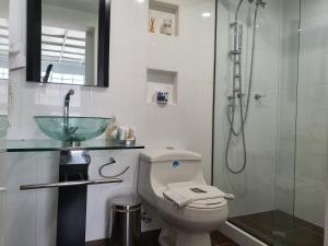 Hotel Casa Madero的一间浴室
