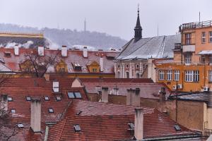Výhľad na mesto Praha alebo výhľad na mesto priamo z apartmánu