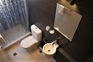 A bathroom at ViaViaCafe Valparaiso
