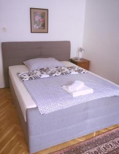 Posteľ alebo postele v izbe v ubytovaní Apartment Anna Vysehrad