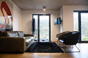 Posezení v ubytování IchZeit Aparthotel