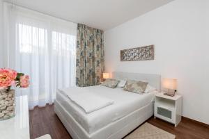 Postel nebo postele na pokoji v ubytování Villa Viviana Fažana Valbandon Heated pool