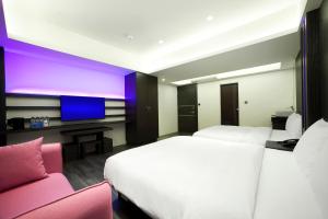TV o dispositivi per l'intrattenimento presso Seven Fukun Hotel