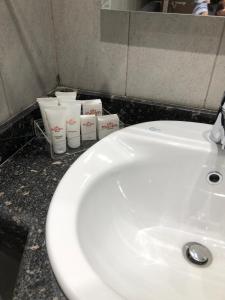 Vannituba majutusasutuses Maxim Hotel
