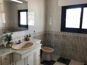 Koupelna v ubytování Casa Olivar B&B