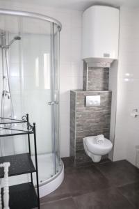 Baðherbergi á Bed & Breakfast Hotel Zandvoort
