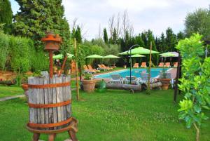 Vonkajšia záhrada v ubytovaní Agriturismo la Nicchia