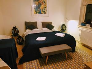 מיטה או מיטות בחדר ב-Koege Guesthouse