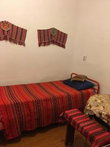 Ένα ή περισσότερα κρεβάτια σε δωμάτιο στο Tower Apartament