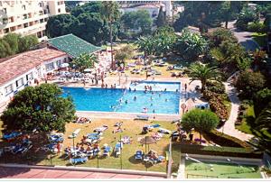 Bazén v ubytování Casa María Carihuela Park Palace nebo v jeho okolí