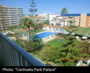 Bazén v ubytování Casa María Carihuela Park Palace nebo v jeho okolí
