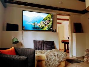 TV a/nebo společenská místnost v ubytování Koege Guesthouse