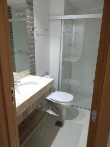 Koupelna v ubytování Park Veredas, Flat 407 - Rio Quente - GO