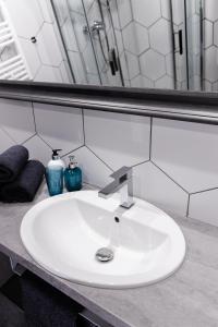 Kúpeľňa v ubytovaní BalticSea Apartamenty