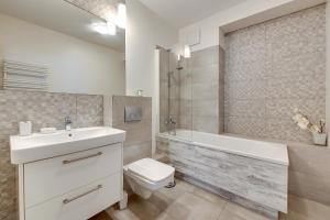 Kúpeľňa v ubytovaní GRANO FLATS Gdańsk - Aura I