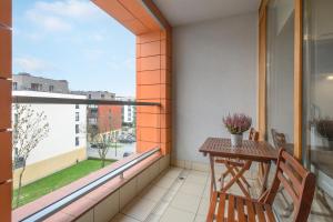 Balkón nebo terasa v ubytování GRANO FLATS Gdańsk - Aura I