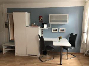 Küche/Küchenzeile in der Unterkunft Haus am Bühl