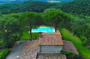 Bazén v ubytování Il Falco - Rustico-Villa mit privatem Pool in Alleinlage nebo v jeho okolí