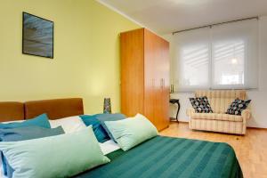 Ein Sitzbereich in der Unterkunft Apartments Villa Delia