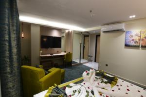 Posezení v ubytování Touq Al Balad Hotel - فندق توق البلد
