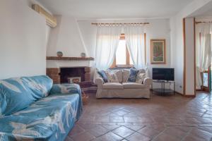 Χώρος καθιστικού στο Villa Lamberti