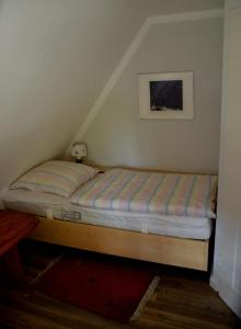 Ein Bett oder Betten in einem Zimmer der Unterkunft Ohl Dörp 10, Wrixum auf der Insel Föhr