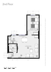 Plán poschodí v ubytovaní Apartament Alexandra