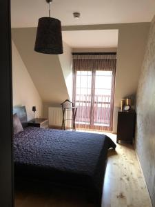 Ένα ή περισσότερα κρεβάτια σε δωμάτιο στο Apartament 34 "U Tobisława" - Pod Aniołem