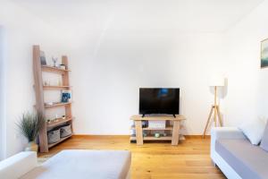 Televisyen dan/atau pusat hiburan di Alpine Home Apartment