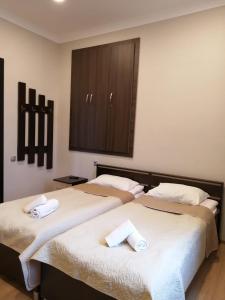 Cama o camas de una habitación en Guest House Kakheti